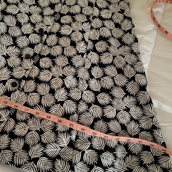 Michael kors A-line printed dress black and white size 2 - Picture 8 of 10